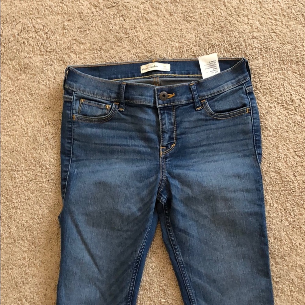 Abercrombie dark wash jeggings